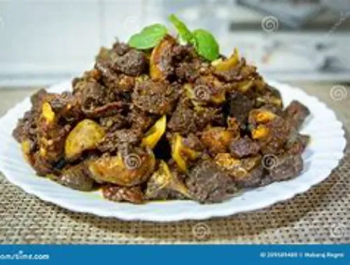 Mutton Dry Fry With Bone